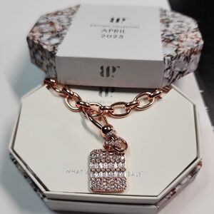 Bomb Party Elegant Rose Gold Pendant Necklace